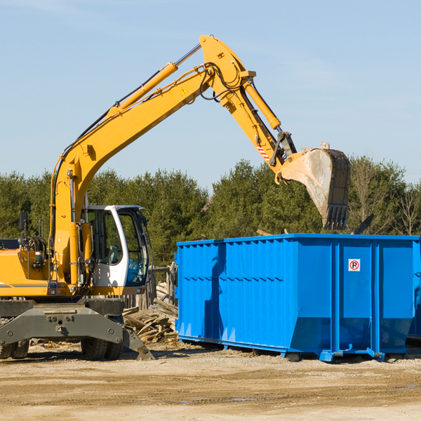 what happens if the residential dumpster is damaged or stolen during rental in Breezewood PA